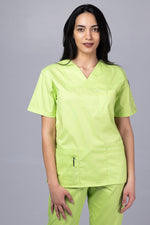 Încărcați imaginea în vizualizatorul Galerie, Costum Medical de dama TAG Premium Unisex | Uniforma Medicala Unisex Cotton Stretch | Green Apple