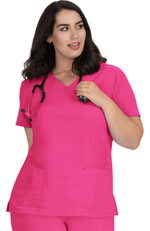 Încărcați imaginea în vizualizatorul Galerie, Uniforma medicala - Costum medical clasic unisex Ciclam