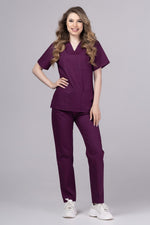 Încărcați imaginea în vizualizatorul Galerie, Costum Medical TAG ClassIQ | Uniforma Medicala Unisex Bumbac-Poliester | Rubin