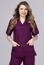 Încărcați imaginea în vizualizatorul Galerie, Costum Medical TAG ClassIQ | Uniforma Medicala Unisex Bumbac-Poliester | Rubin