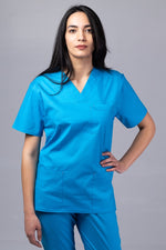 Încărcați imaginea în vizualizatorul Galerie, Costum Medical TAG ClassIQ | Uniforma Medicala Unisex Bumbac-Poliester |Ocean