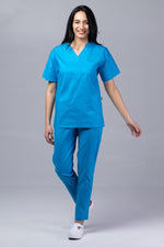 Încărcați imaginea în vizualizatorul Galerie, Costum Medical TAG ClassIQ | Uniforma Medicala Unisex Bumbac-Poliester |Ocean