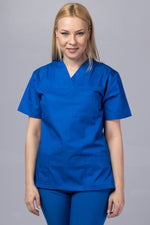 Încărcați imaginea în vizualizatorul Galerie, Costum Medical TAG ClassIQ | Uniforma Medicala Unisex Bumbac-Poliester | Albastru Marin