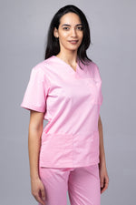 Încărcați imaginea în vizualizatorul Galerie, Costum Medical de dama TAG Premium Unisex | Uniforma Medicala Unisex Cotton Stretch | Roz