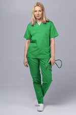 Încărcați imaginea în vizualizatorul Galerie, Costum Medical TAG ClassIQ | Uniforma Medicala Unisex Bumbac-Poliester | Verde Spital