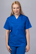 Încărcați imaginea în vizualizatorul Galerie, Costum Medical TAG ClassIQ | Uniforma Medicala Unisex Bumbac-Poliester | Albastru Marin