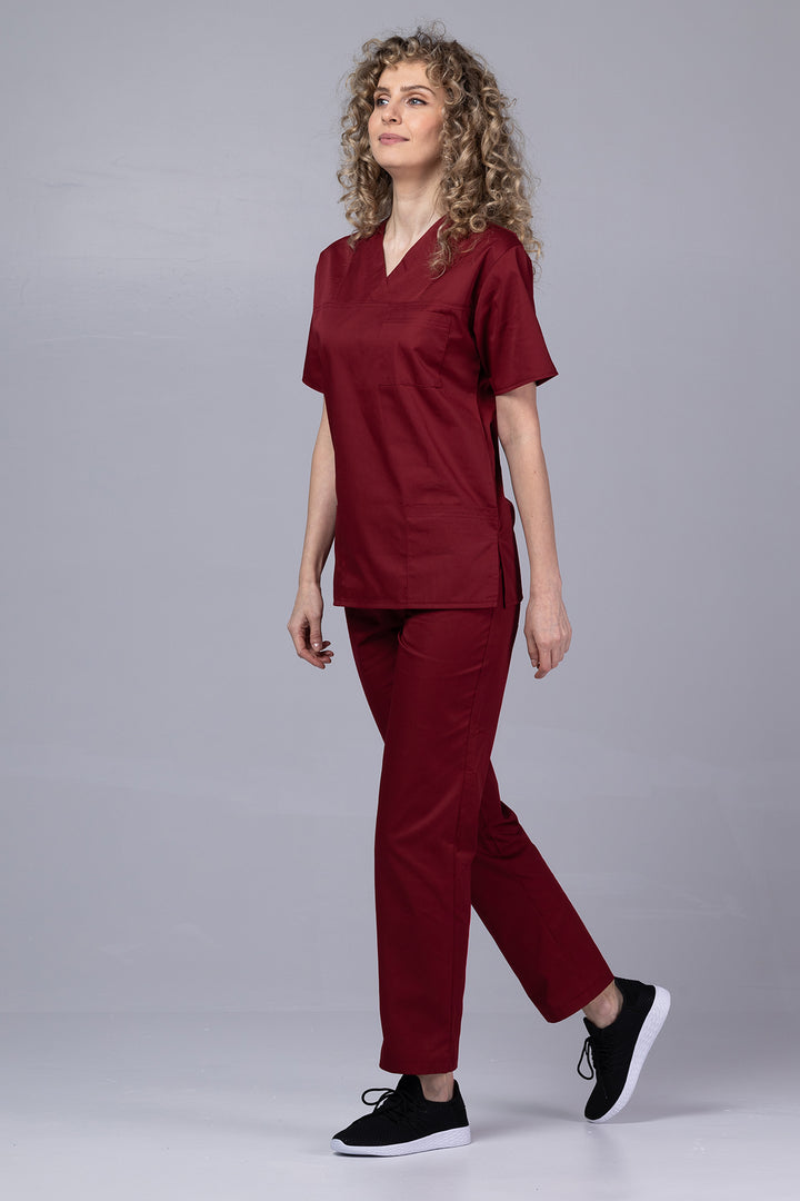 Costum Medical TAG ClassIQ | Uniforma Medicala Unisex Bumbac-Poliester | Visiniu