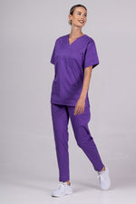 Încărcați imaginea în vizualizatorul Galerie, Costum Medical de dama TAG Premium Unisex | Uniforma Medicala Unisex Cotton Stretch | Velvet