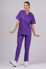 Încărcați imaginea în vizualizatorul Galerie, Costum Medical de dama TAG Premium Unisex | Uniforma Medicala Unisex Cotton Stretch | Velvet