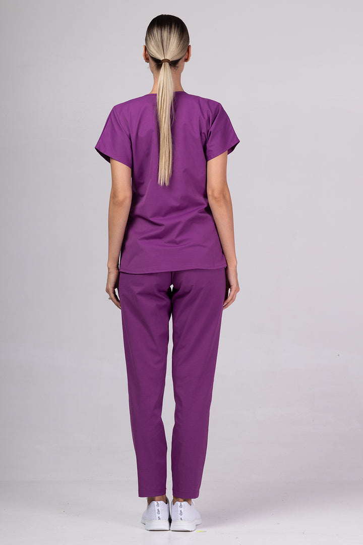 Costum Medical Premium TAG Ambra | Uniforma Medicala Feminina Cotton Stretch | Mov