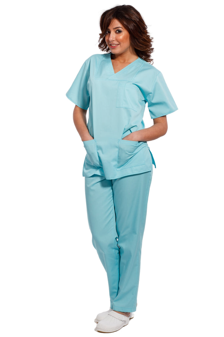 Uniforma medicala - Costum medical TAG clasic unisex - Aqua