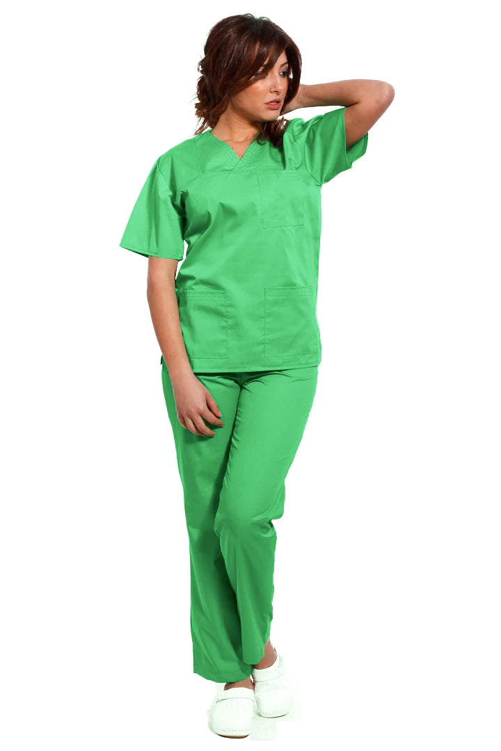 Uniforma medicala - Costum medical TAG clasic unisex  - Verde Spital