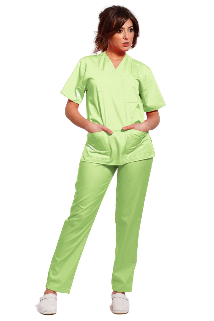Uniforma medicala - Costum medical TAG clasic unisex - Green Apple
