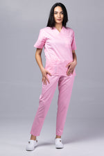 Încărcați imaginea în vizualizatorul Galerie, Costum Medical TAG ClassIQ | Uniforma Medicala Unisex Bumbac-Poliester | Roz