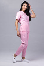 Încărcați imaginea în vizualizatorul Galerie, Costum Medical TAG ClassIQ | Uniforma Medicala Unisex Bumbac-Poliester | Roz