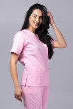 Încărcați imaginea în vizualizatorul Galerie, Costum Medical TAG ClassIQ | Uniforma Medicala Unisex Bumbac-Poliester | Roz