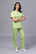 Încărcați imaginea în vizualizatorul Galerie, Costum Medical TAG ClassIQ | Uniforma Medicala Unisex Bumbac-Poliester | Green Apple