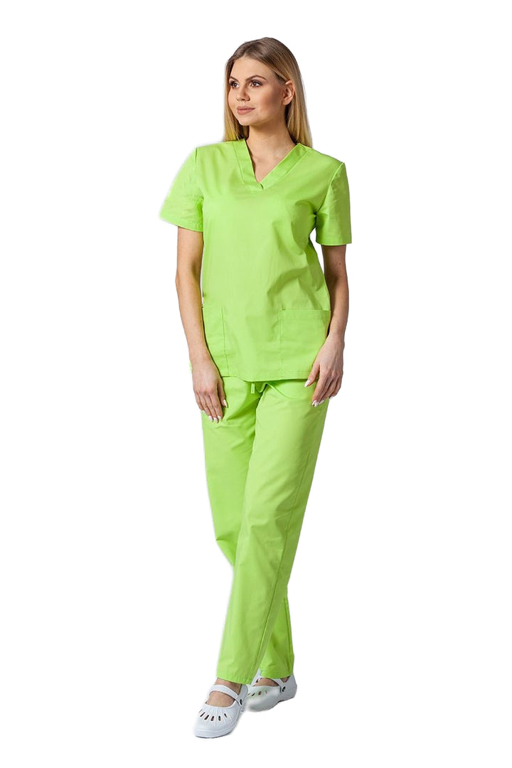 Uniforma medicala - Costum medical clasic unisex Atelierul de Halate - Green Apple