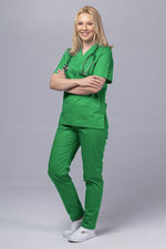 Încărcați imaginea în vizualizatorul Galerie, Costum Medical TAG ClassIQ | Uniforma Medicala Unisex Bumbac-Poliester | Verde Spital