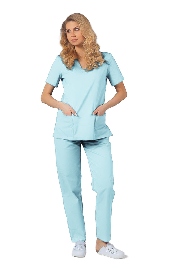 Uniforma medicala - Costum medical clasic unisex Atelierul de Halate - Aqua