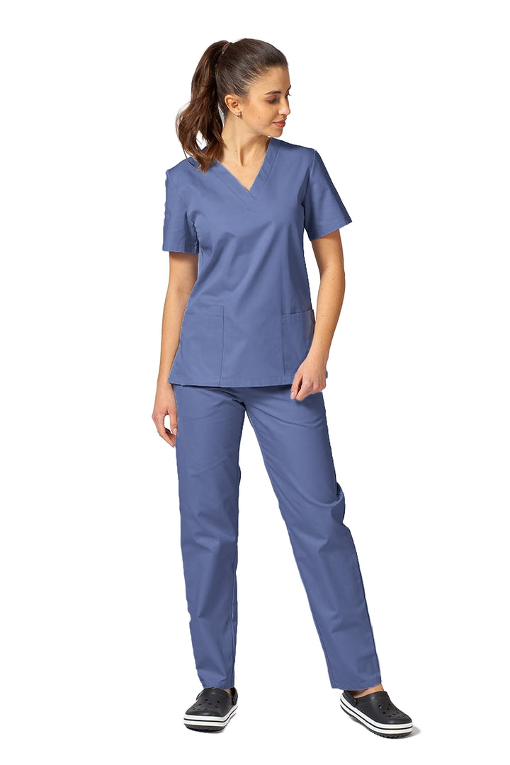 Uniforma medicala - Costum medical clasic unisex Atelierul de Halate - Gri Petrol