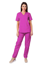 Load image into Gallery viewer, Uniforma medicala - Costum medical clasic unisex Atelierul de Halate - Mov