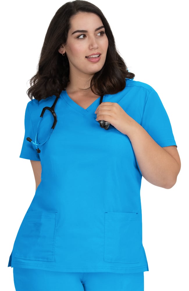 Uniforma medicala - Costum medical clasic unisex Atelierul de Halate - Albastru Ocean