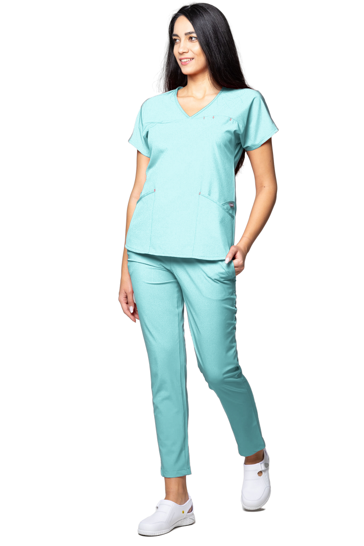 Uniforma medicala - Costum medical TAG Premium Ambra - Aqua
