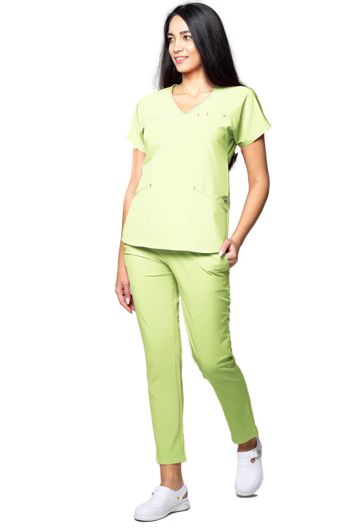 Uniforma medicala - Costum medical TAG Premium Ambra - Green Apple