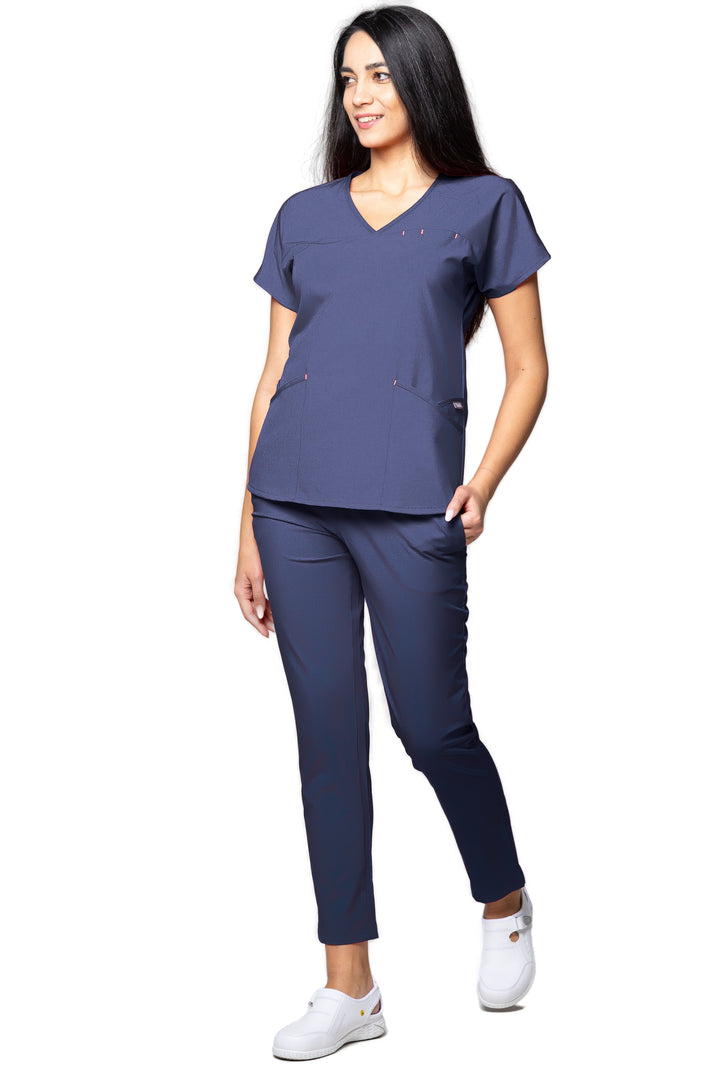 Uniforma medicala - Costum medical TAG Premium Ambra - Gri Petrol