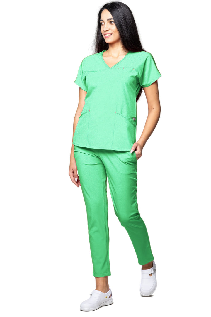Uniforma medicala - Costum medical TAG Premium Ambra - Verde Spital