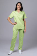 Încărcați imaginea în vizualizatorul Galerie, Costum Medical TAG ClassIQ | Uniforma Medicala Unisex Bumbac-Poliester | Green Apple