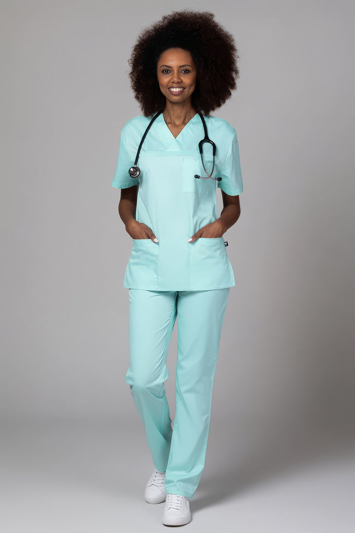 Costum Medical de dama TAG Premium Unisex | Uniforma Medicala Unisex Cotton Stretch | Fistic