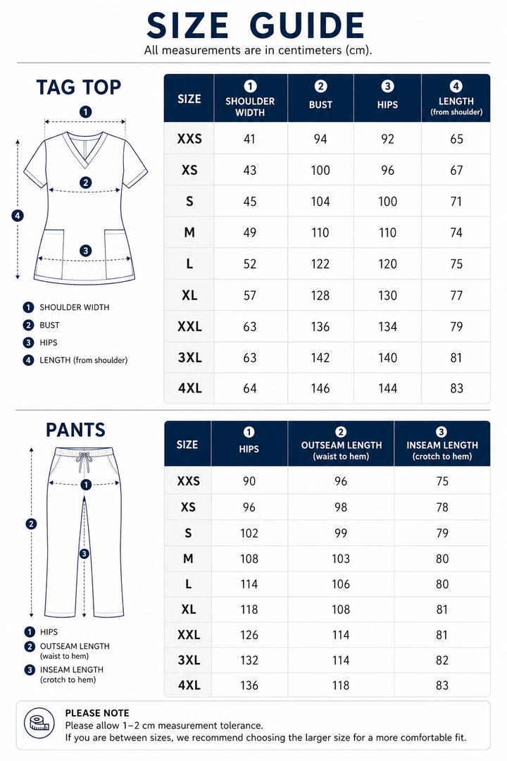 Costum Medical Premium de dama TAG Cool | Uniforma Medicala de vara | Albastru Marin