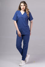 Încărcați imaginea în vizualizatorul Galerie, Costum Medical Premium de dama TAG Cool | Uniforma Medicala de vara | Galaxy Blue