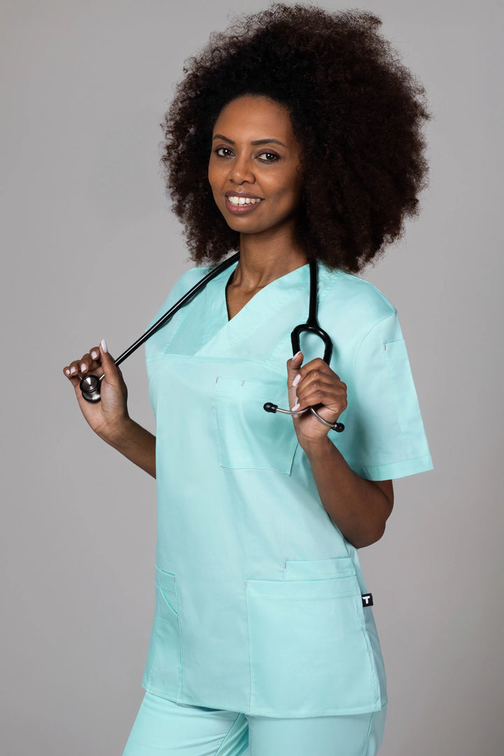 Costum Medical de dama TAG Premium Unisex | Uniforma Medicala Unisex Cotton Stretch | Fistic