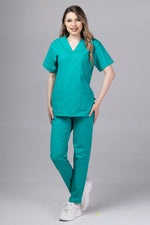 Încărcați imaginea în vizualizatorul Galerie, Costum Medical Premium de dama TAG Cool | Uniforma Medicala de vara | Verde Chirurgical