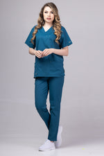 Încărcați imaginea în vizualizatorul Galerie, Costum Medical Premium de dama TAG Cool | Uniforma Medicala de vara | Pacific