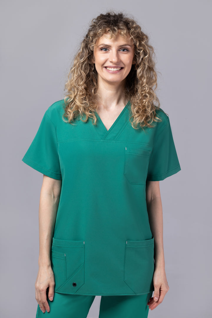 Costum Medical Premium de dama TAG Cool | Uniforma Medicala de vara | Forest