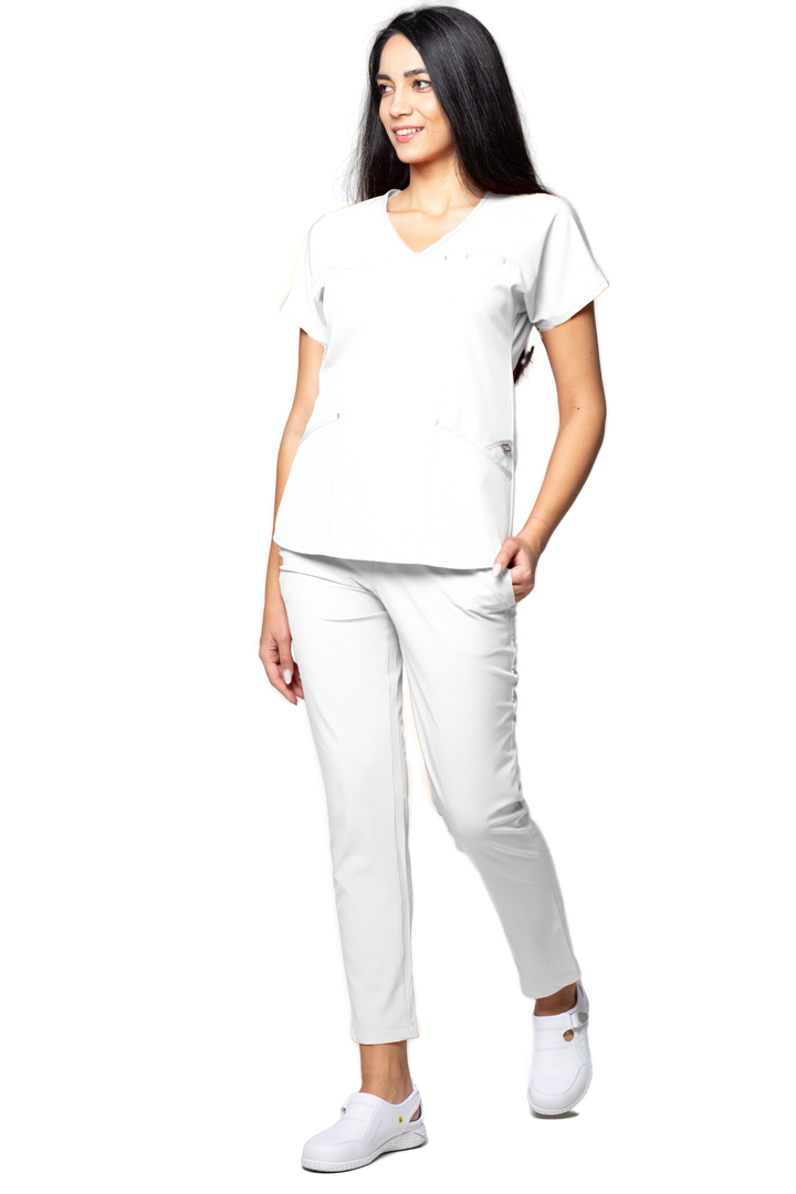 Uniforma medicala - Costum medical TAG Premium Ambra - Alb