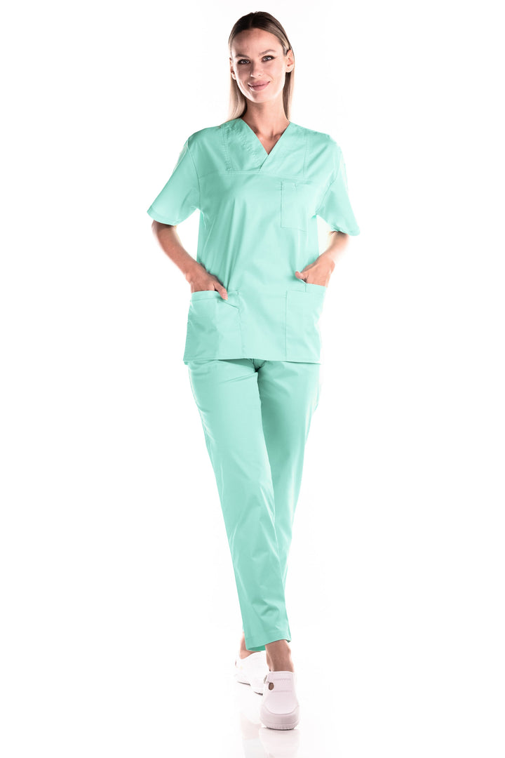 Uniforma medicala - Costum medical TAG Premium Cotton Stretch unisex - Fistic