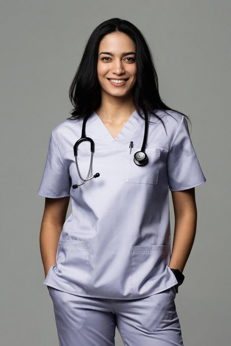Costum Medical TAG ClassIQ | Uniforma Medicala Unisex Bumbac-Poliester | New Petrol