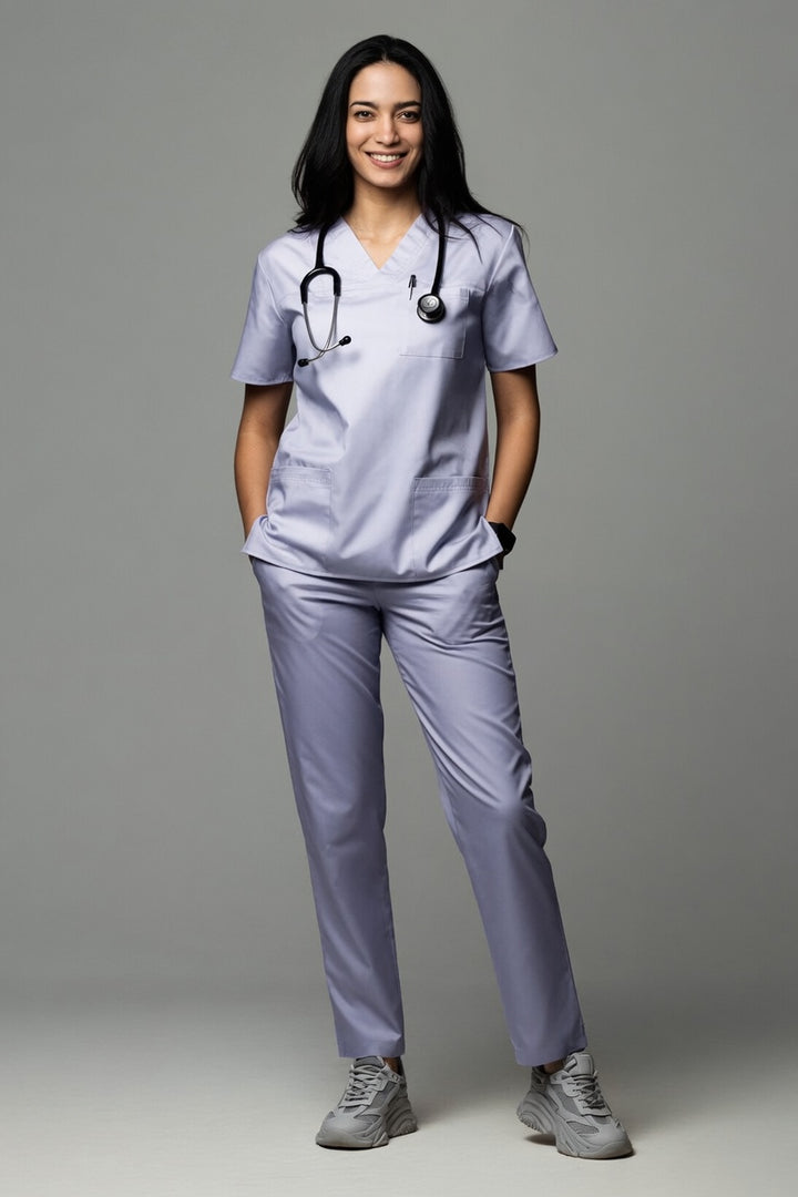 Costum Medical TAG ClassIQ | Uniforma Medicala Unisex Bumbac-Poliester | New Petrol