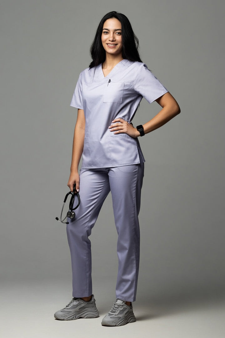 Costum Medical TAG ClassIQ | Uniforma Medicala Unisex Bumbac-Poliester | New Petrol