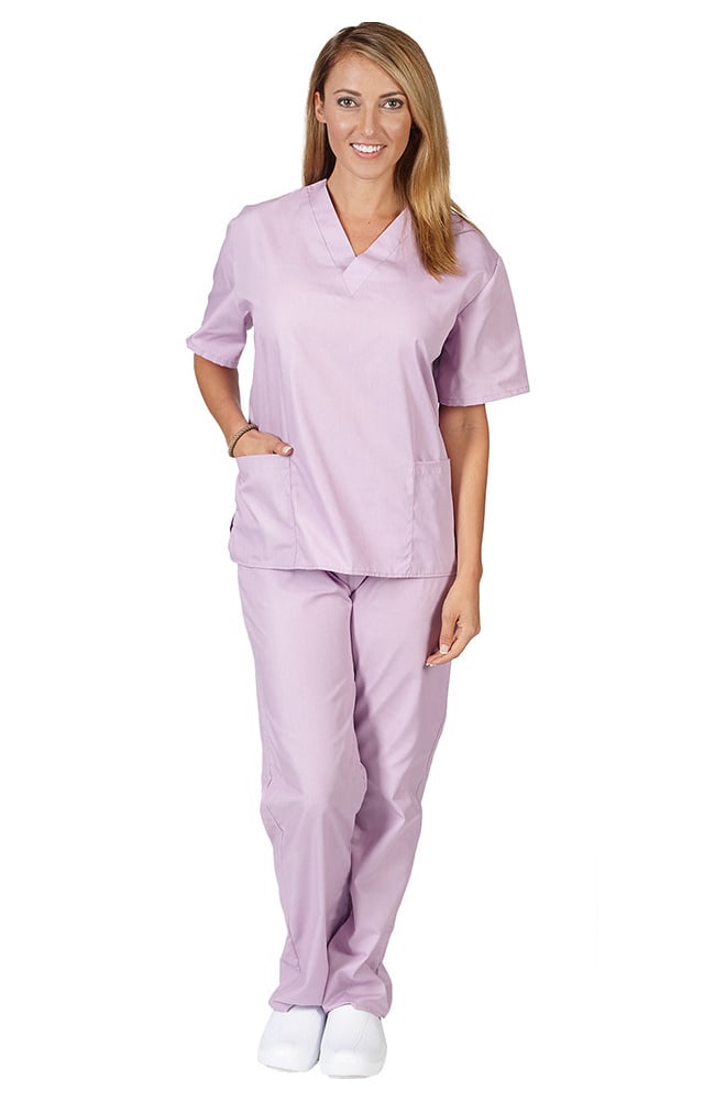 Uniforma medicala - Costum medical clasic unisex Atelierul de Halate - Lila